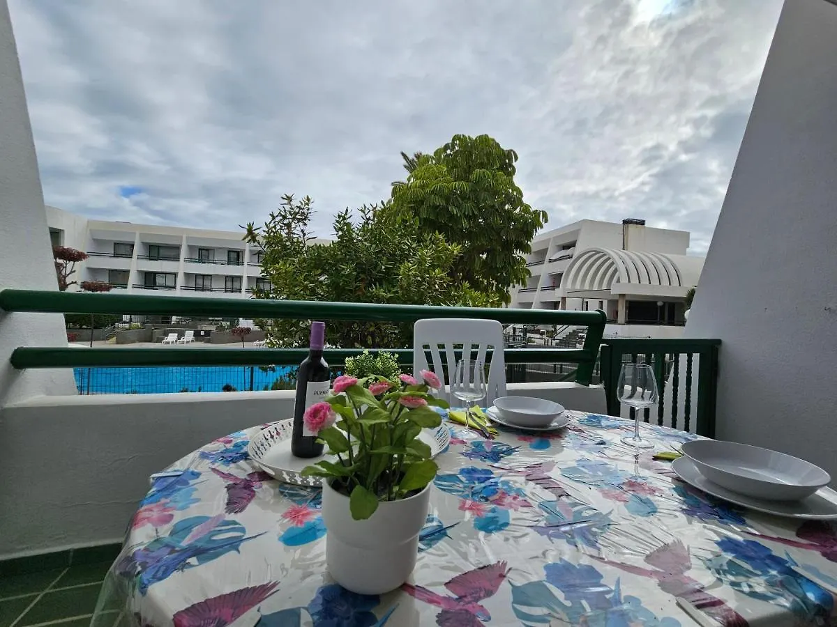 Casa Palmera 3 Only 150 Metres To The Beach, Heated Pool, Wifi, Sat-Tv, Balcony Arona  Ισπανία