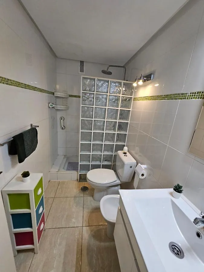 Casa Palmera 3 Only 150 Metres To The Beach, Heated Pool, Wifi, Sat-Tv, Balcony Арона Апартаменты